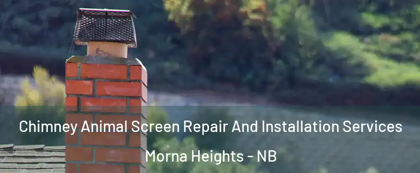  Chimney Animal Screen Repair And Installation Services Morna Heights - NB