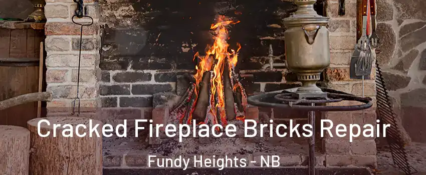  Cracked Fireplace Bricks Repair Fundy Heights - NB