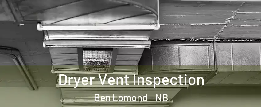  Dryer Vent Inspection Ben Lomond - NB