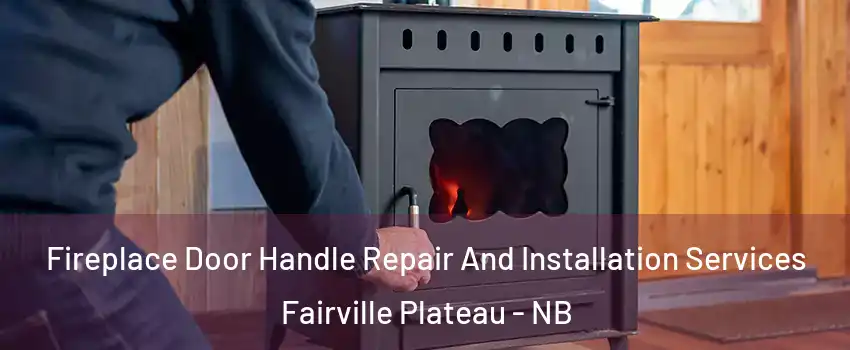 Fireplace Door Handle Repair And Installation Services Fairville Plateau - NB