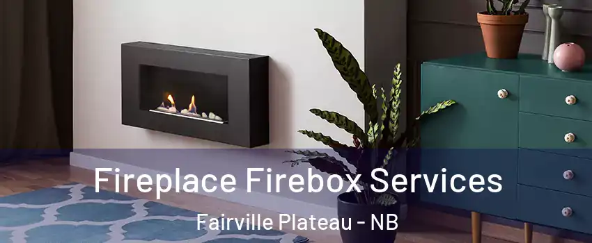  Fireplace Firebox Services Fairville Plateau - NB