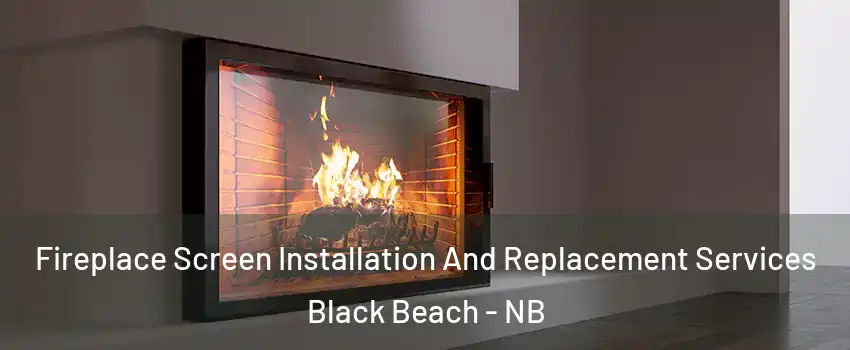 Fireplace Screen Installation And Replacement Services Black Beach - NB