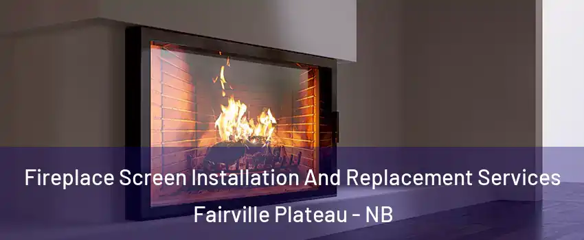 Fireplace Screen Installation And Replacement Services Fairville Plateau - NB