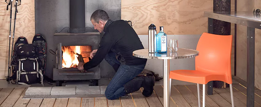 Open Hearth Wood Fireplace Installation in Saint John, NB