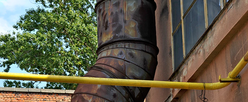 Lightning Protection Installation System for Industrial Chimneys in Saint John, New Brunswick