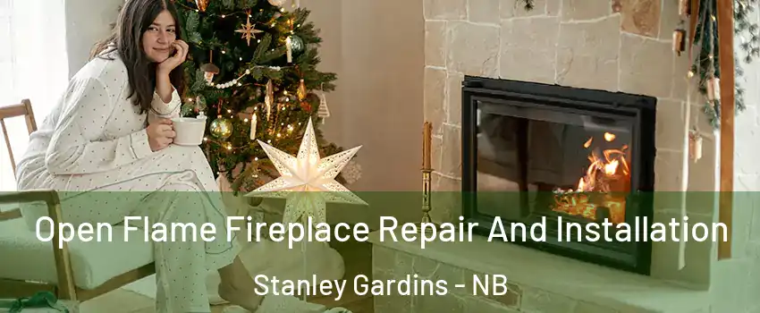  Open Flame Fireplace Repair And Installation Stanley Gardins - NB