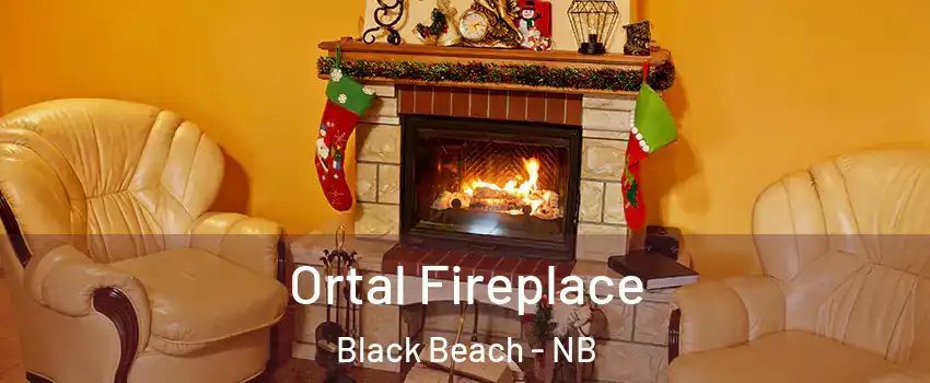 Ortal Fireplace Black Beach - NB